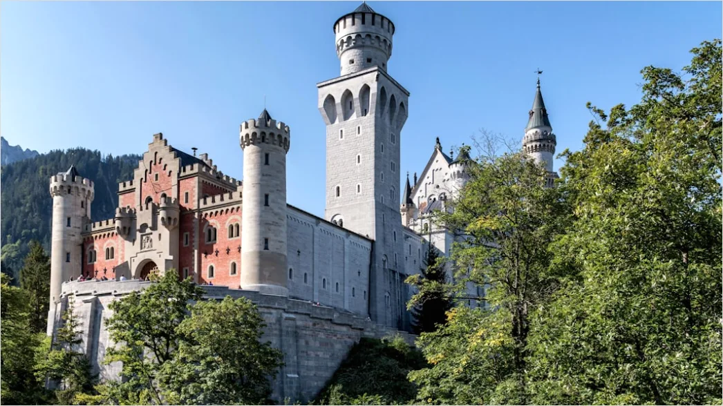 Detail Neuschwanstein Schloss Panorama Bayern Märchenhaft Number 19
