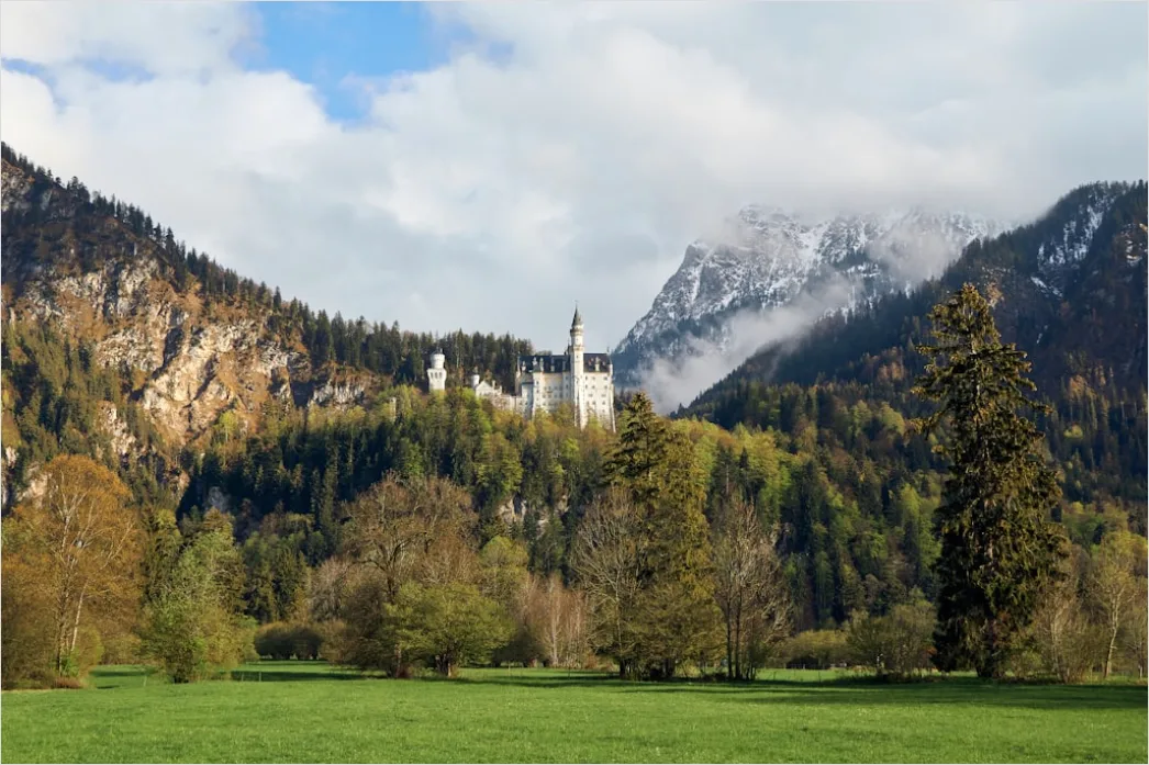 Detail Neuschwanstein Schloss Panorama Bayern Märchenhaft Number 4