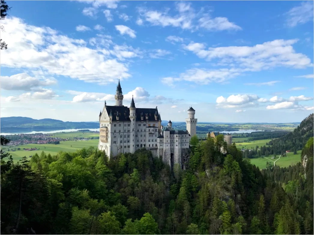 Detail Neuschwanstein Schloss Panorama Bayern Märchenhaft Number 6