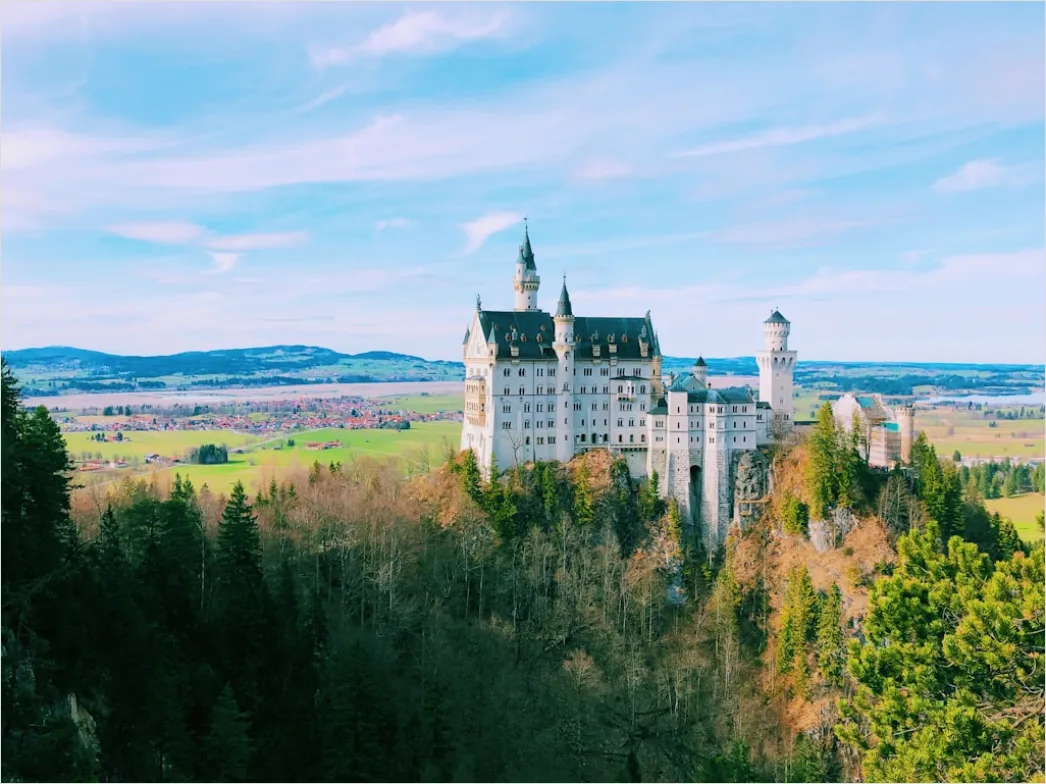 Detail Neuschwanstein Schloss Panorama Bayern Märchenhaft Number 7