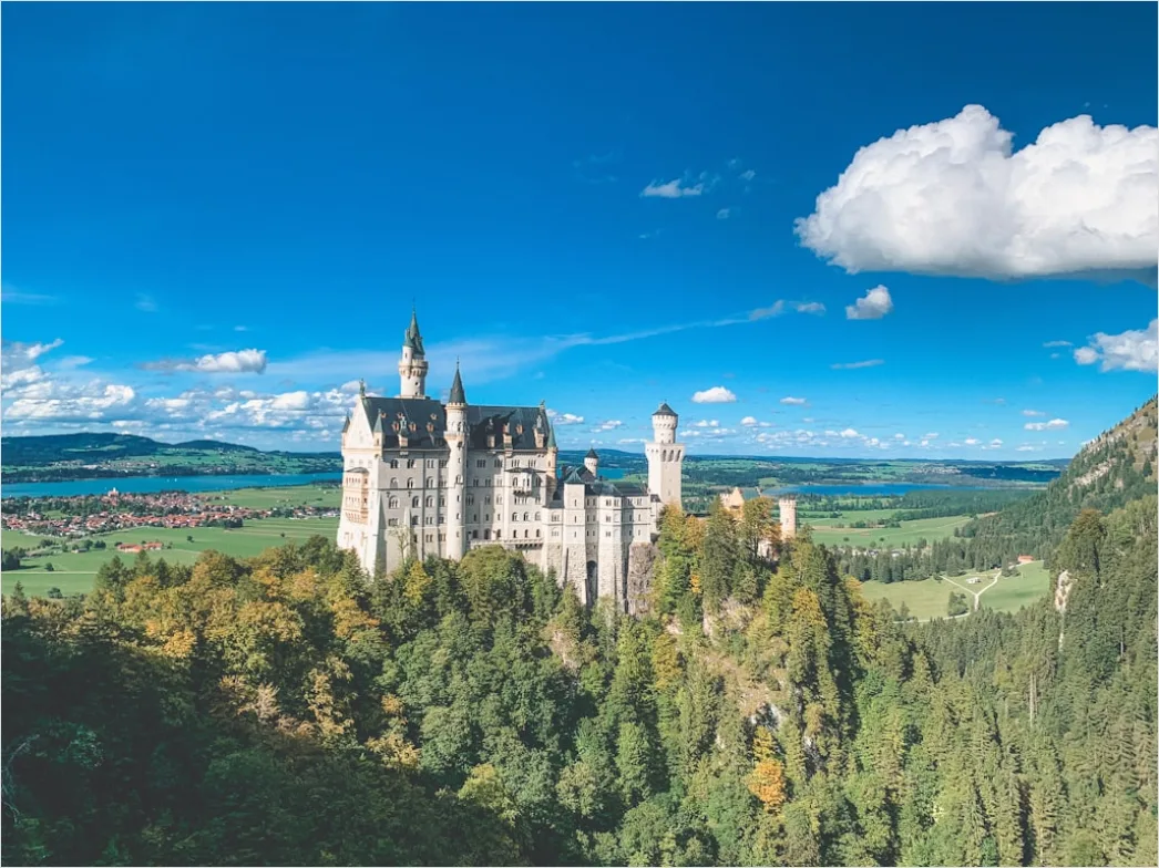 Detail Neuschwanstein Schloss Panorama Bayern Märchenhaft Number 10
