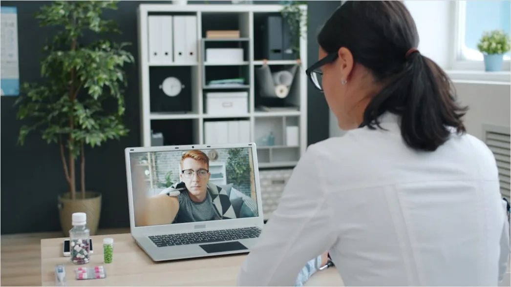 Detail Online Therapie Videoanruf Laptop Bildschirm Number 4