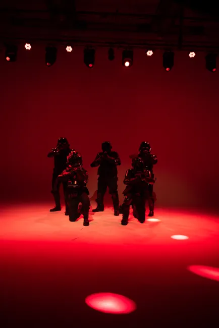 Detail Op Team Im Einsatz Unscharfer Hintergrund Number 4