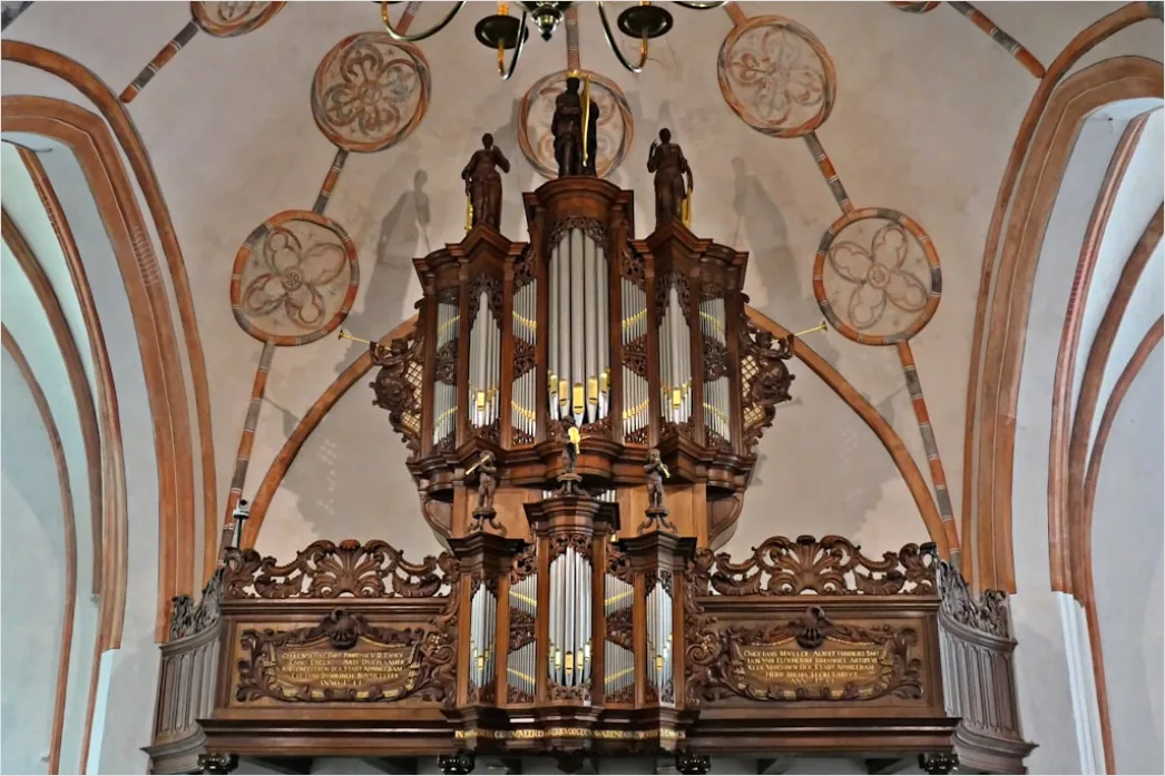 Detail Orgel Kirche Innenraum Detailaufnahme Number 9
