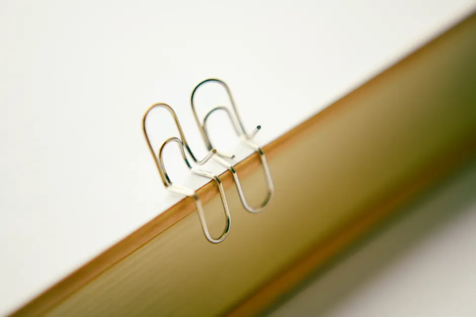Detail Papierclip Makro Nahaufnahme Metall Number 14