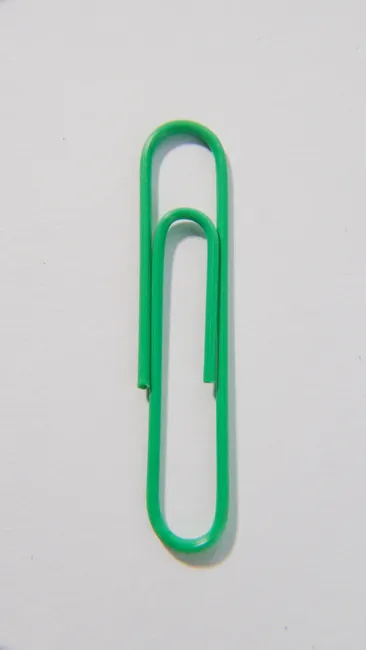 Detail Papierclip Makro Nahaufnahme Metall Number 4