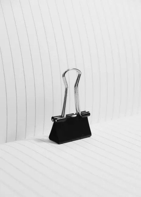Detail Papierclip Makro Nahaufnahme Metall Number 10