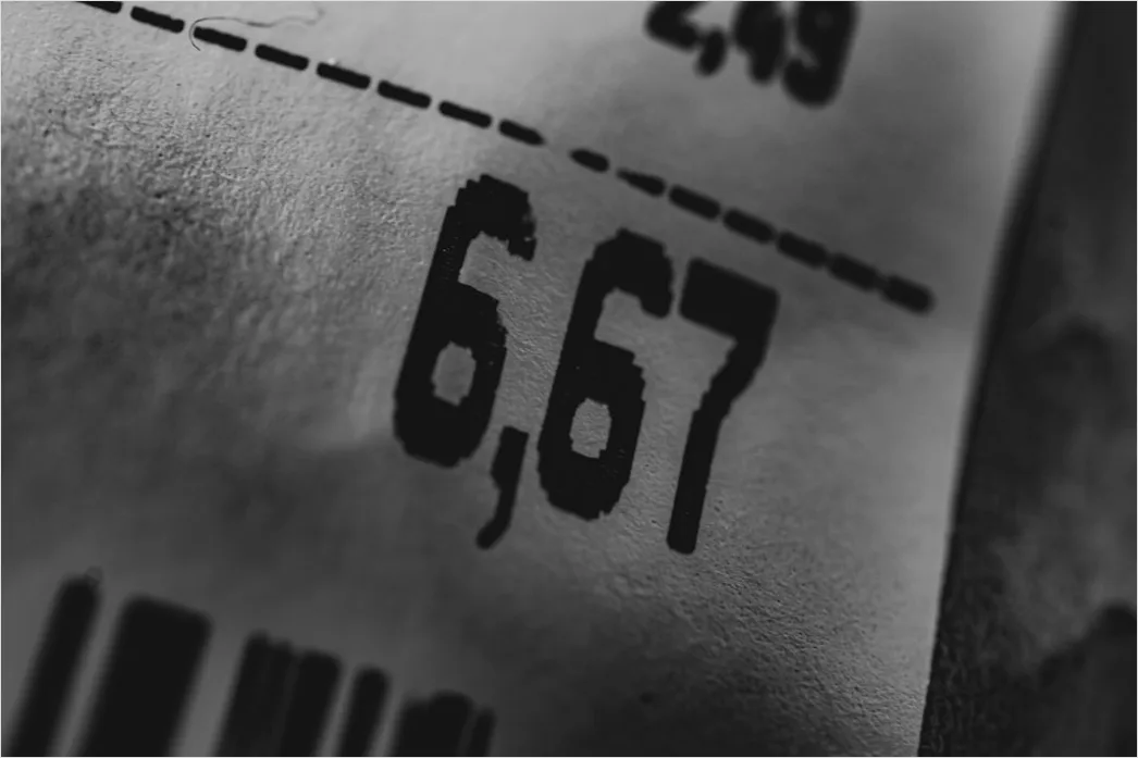 Detail Probenröhrchen Barcode Etikett Nahaufnahme Number 8