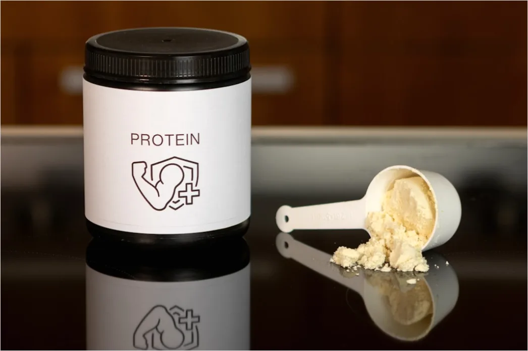 Protein Shaker Und Pulver Studio Foto 0126