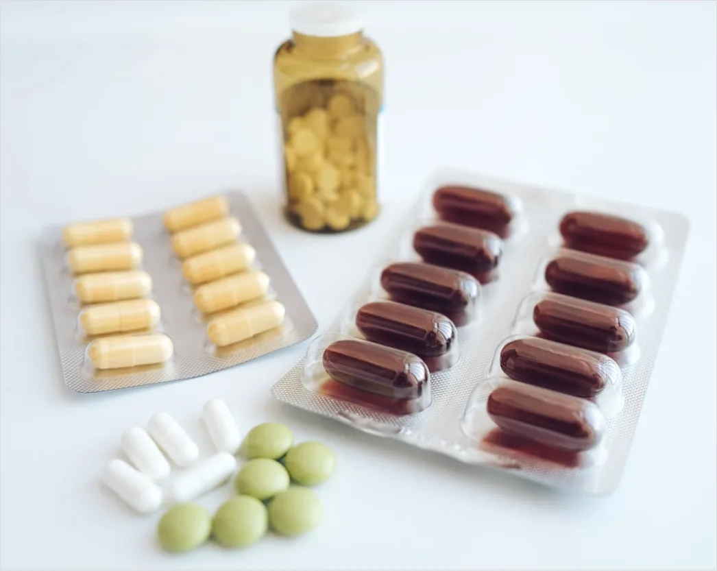 Detail Rezept Und Tabletten Blister Flat Lay Number 12