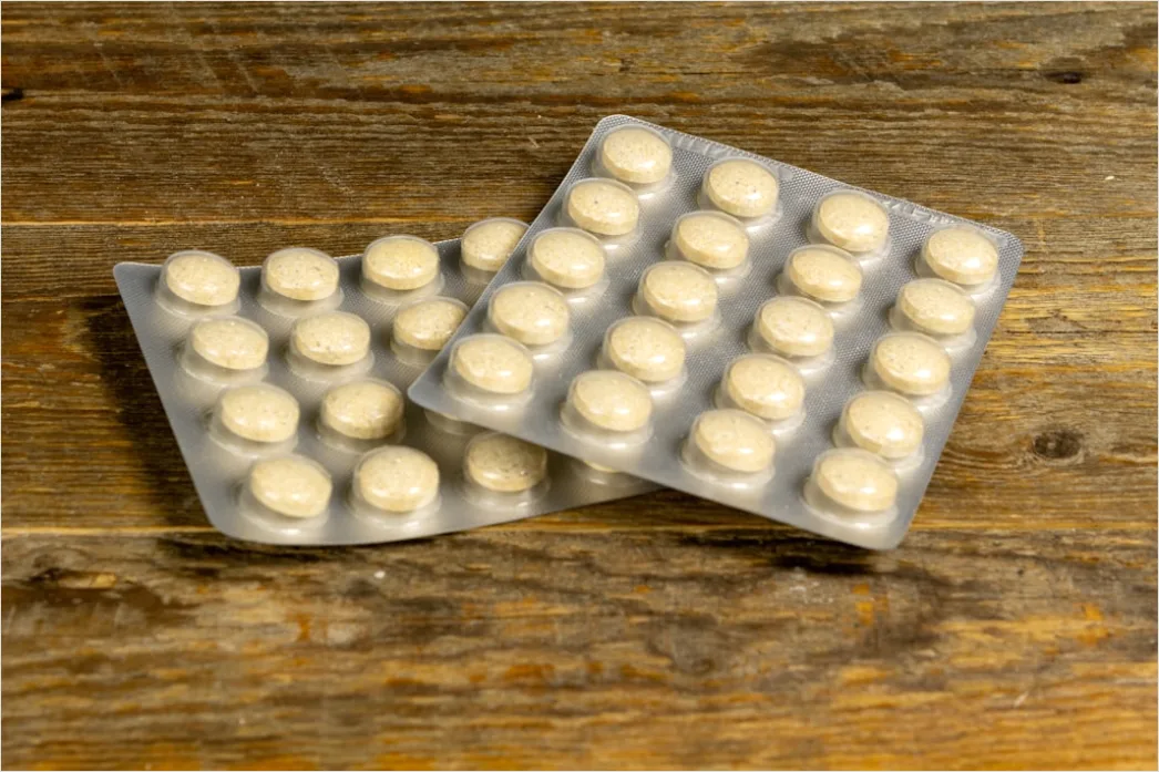 Detail Rezept Und Tabletten Blister Flat Lay Number 15