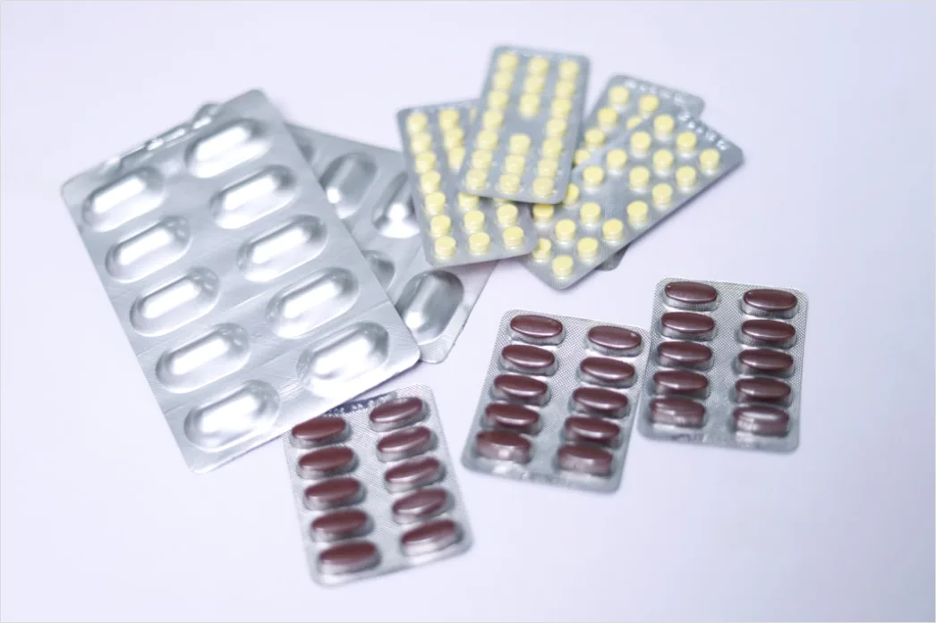 Detail Rezept Und Tabletten Blister Flat Lay Number 18