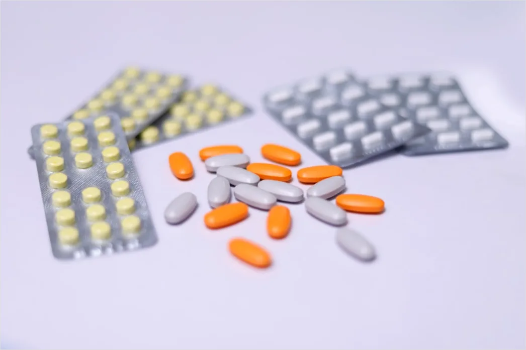 Detail Rezept Und Tabletten Blister Flat Lay Number 19