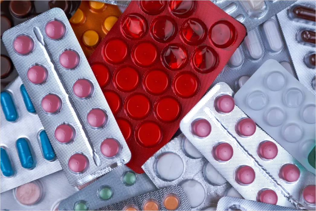 Detail Rezept Und Tabletten Blister Flat Lay Number 20