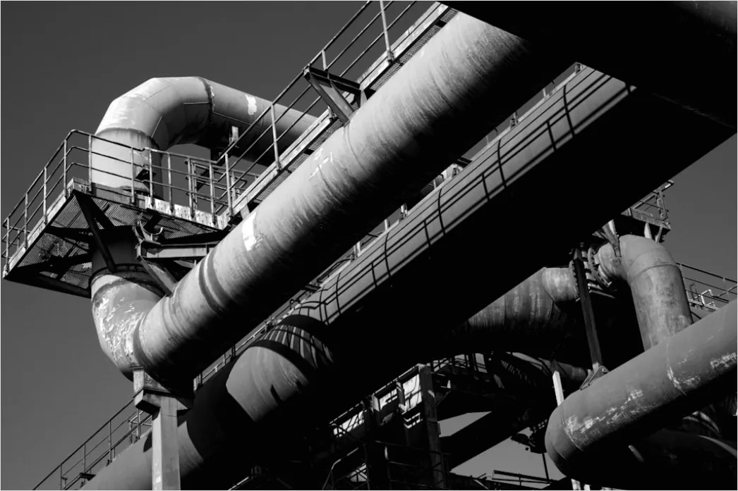 Rostige Rohre Industrie Detail Nahaufnahme 873e