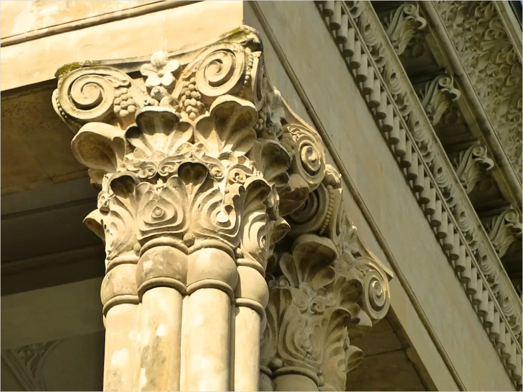 Detail Säulen Architektur Klassizismus Detail Perspektive Number 20