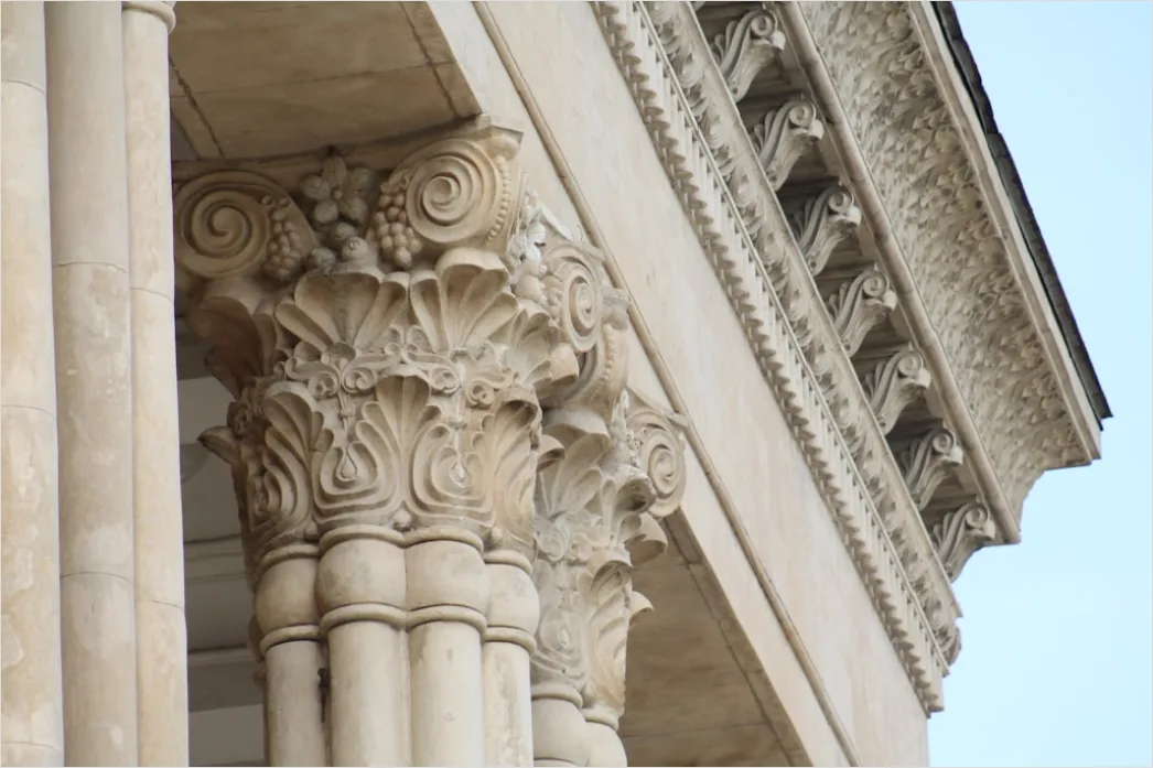 Detail Säulen Architektur Klassizismus Detail Perspektive Number 5