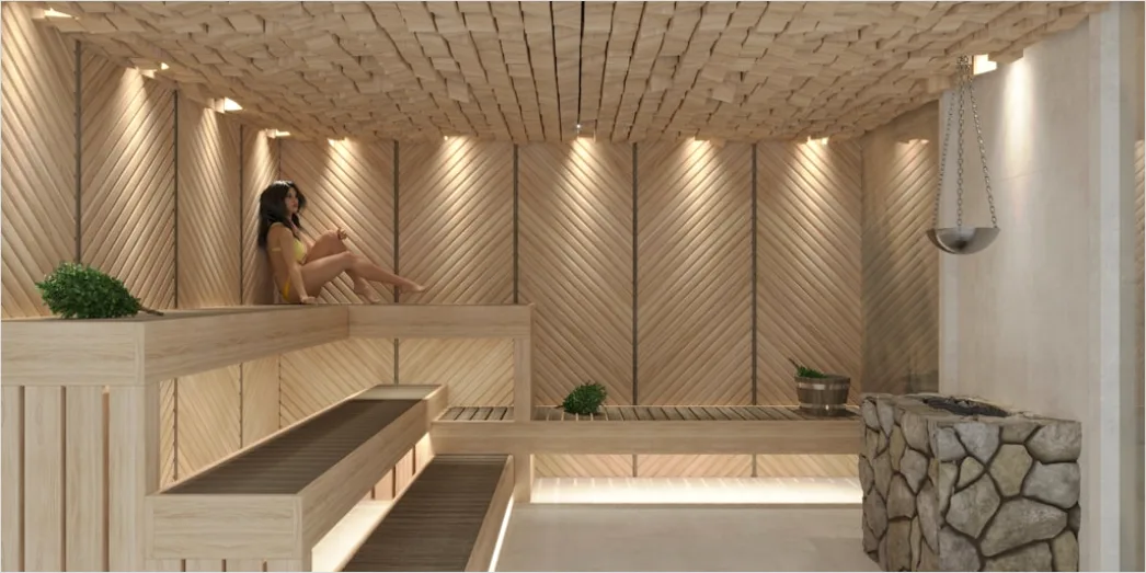Detail Sauna Wellness Nach Training Foto Number 6