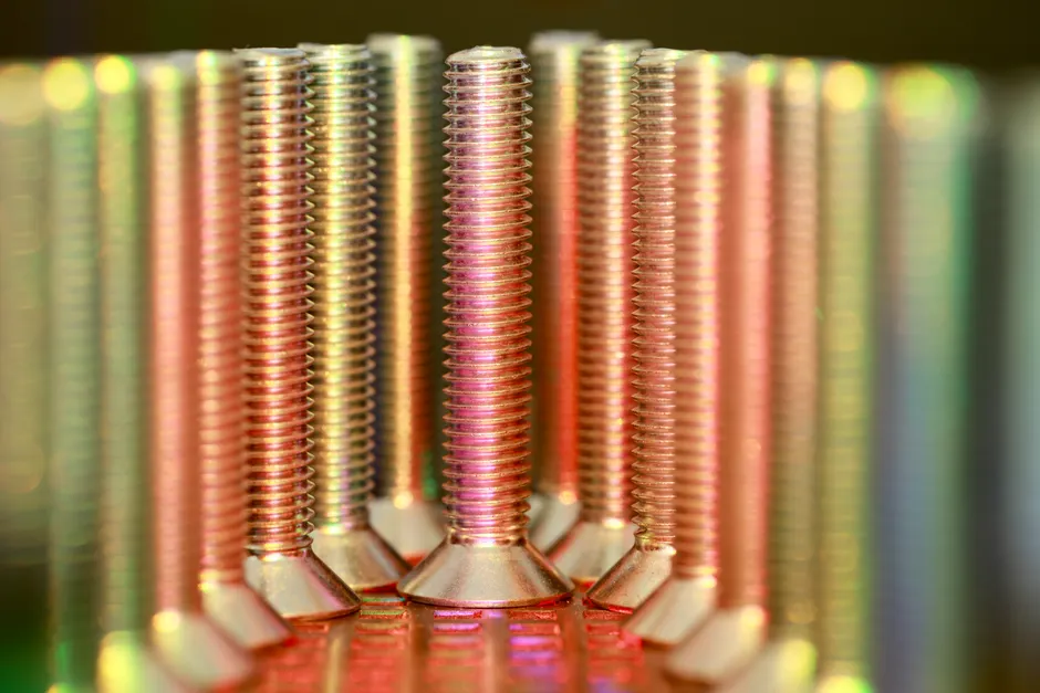 Detail Schraube Gewinde Makro Nahaufnahme Metall Number 12