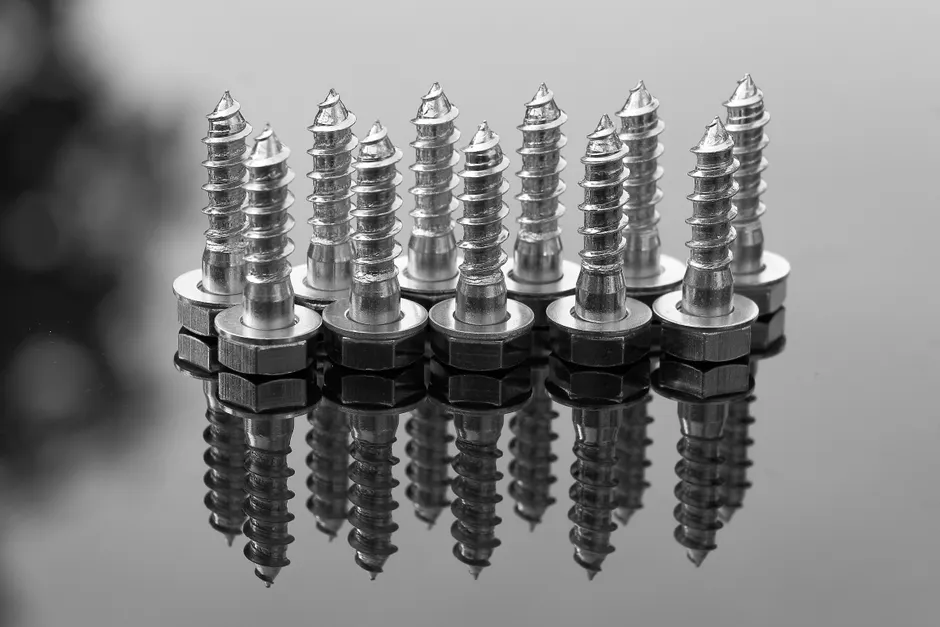 Detail Schraube Gewinde Makro Nahaufnahme Metall Number 14