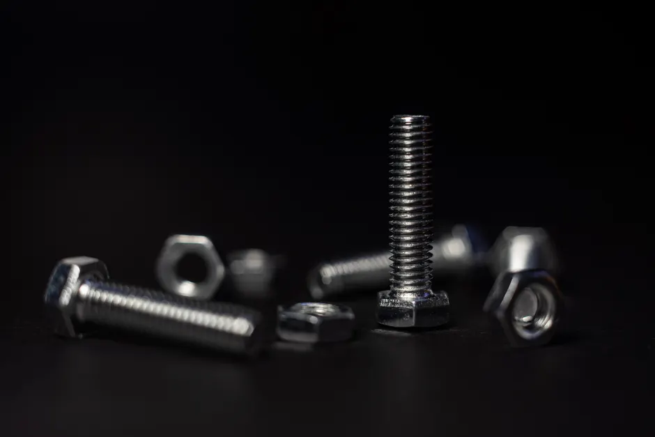 Detail Schraube Gewinde Makro Nahaufnahme Metall Number 15