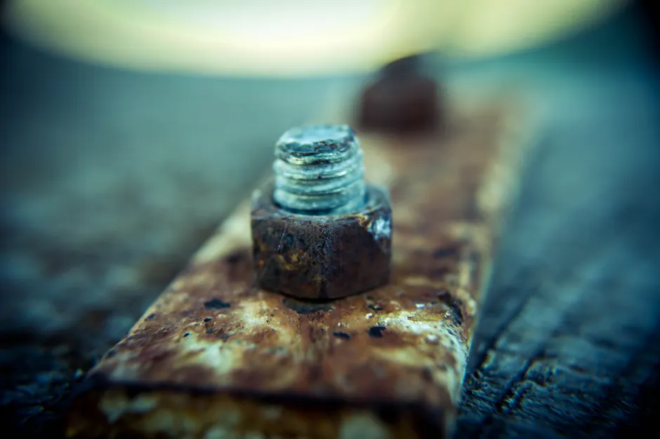 Detail Schraube Gewinde Makro Nahaufnahme Metall Number 17