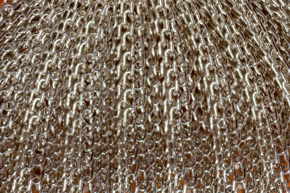 Detail Silberschmuck Makro Nahaufnahme Struktur Number 16