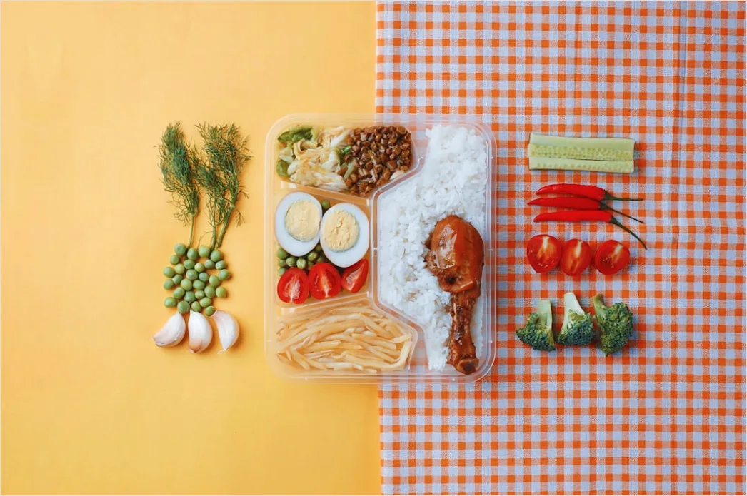 Detail Sporternährung Meal Prep Boxen Flat Lay Foto Number 6