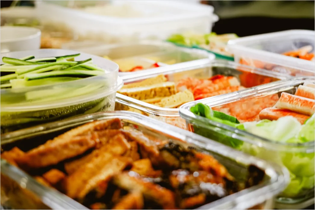 Detail Sporternährung Meal Prep Boxen Flat Lay Foto Number 9