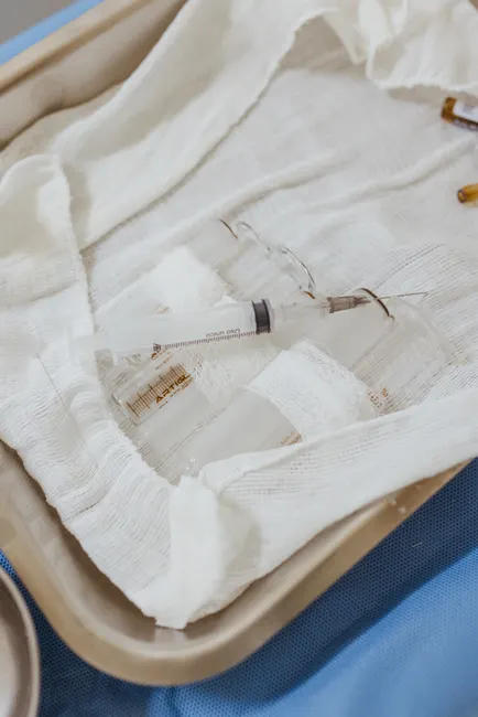 Sterile Abdeckung Op Tuch Textur Nahaufnahme C872