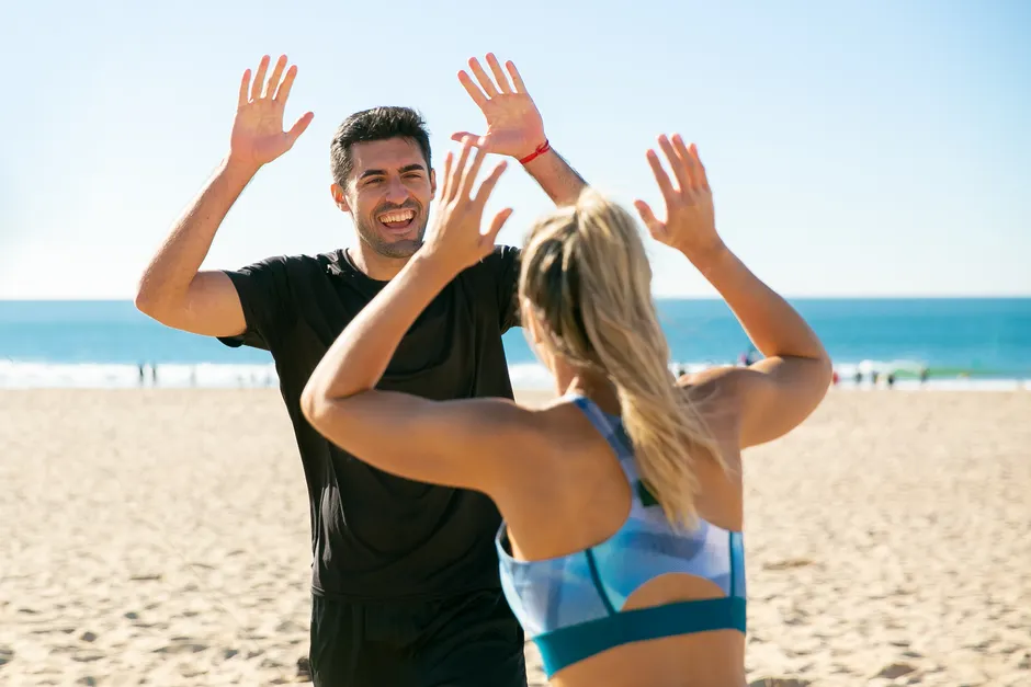 Team Workout Partner High Five Foto B1c6