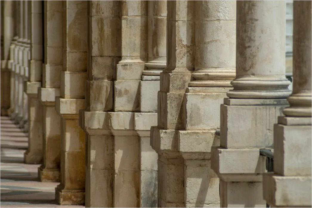 Detail Tempel Säulen Perspektive Klassisch Stein Number 18