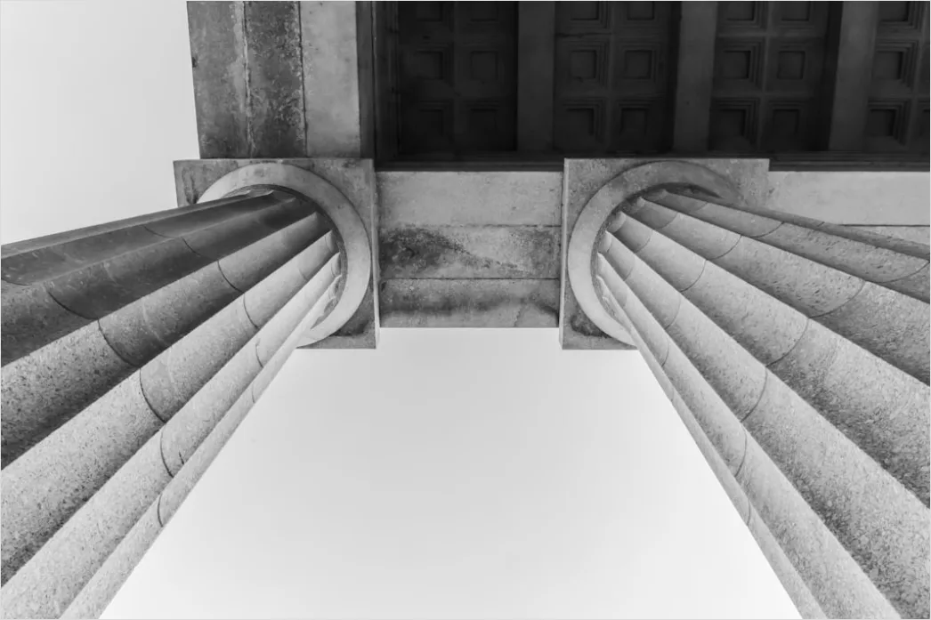 Detail Tempel Säulen Perspektive Klassisch Stein Number 5