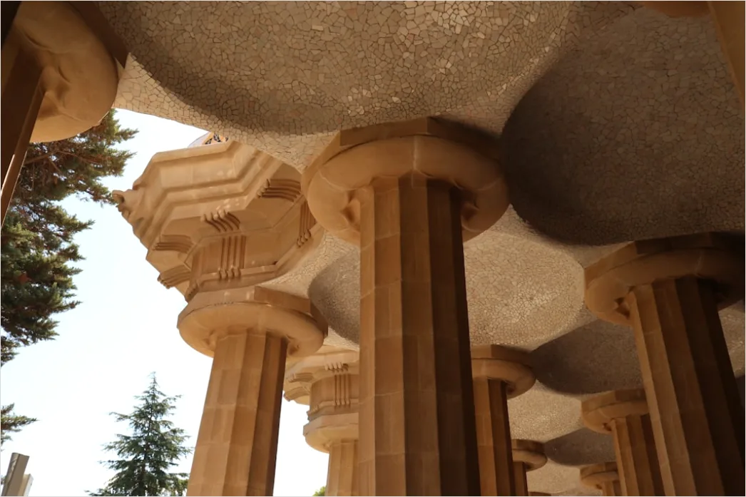 Detail Tempel Säulen Perspektive Klassisch Stein Number 7