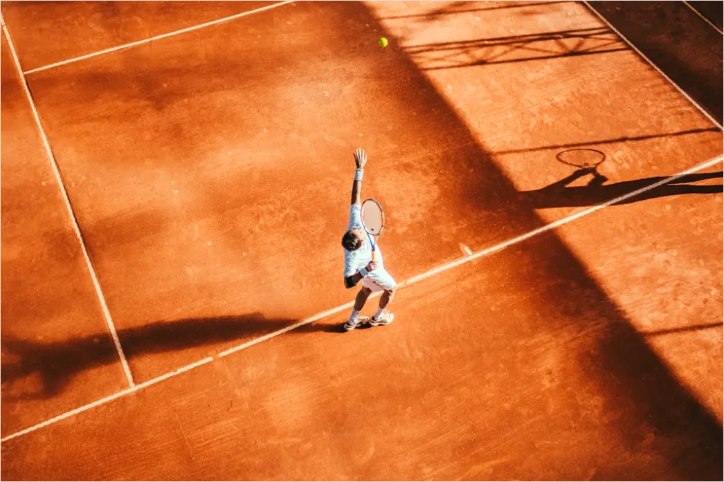 Tennis Aufschlag Foto Bewegungsserie C11b