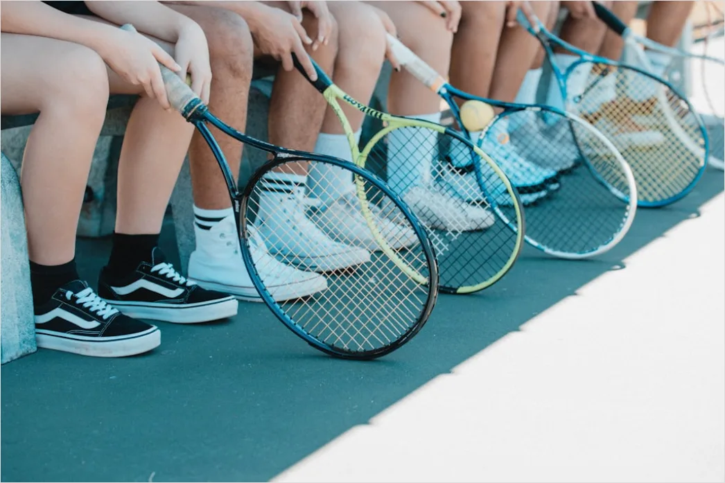 Detail Tennis Aufschlag Foto Bewegungsserie Number 10