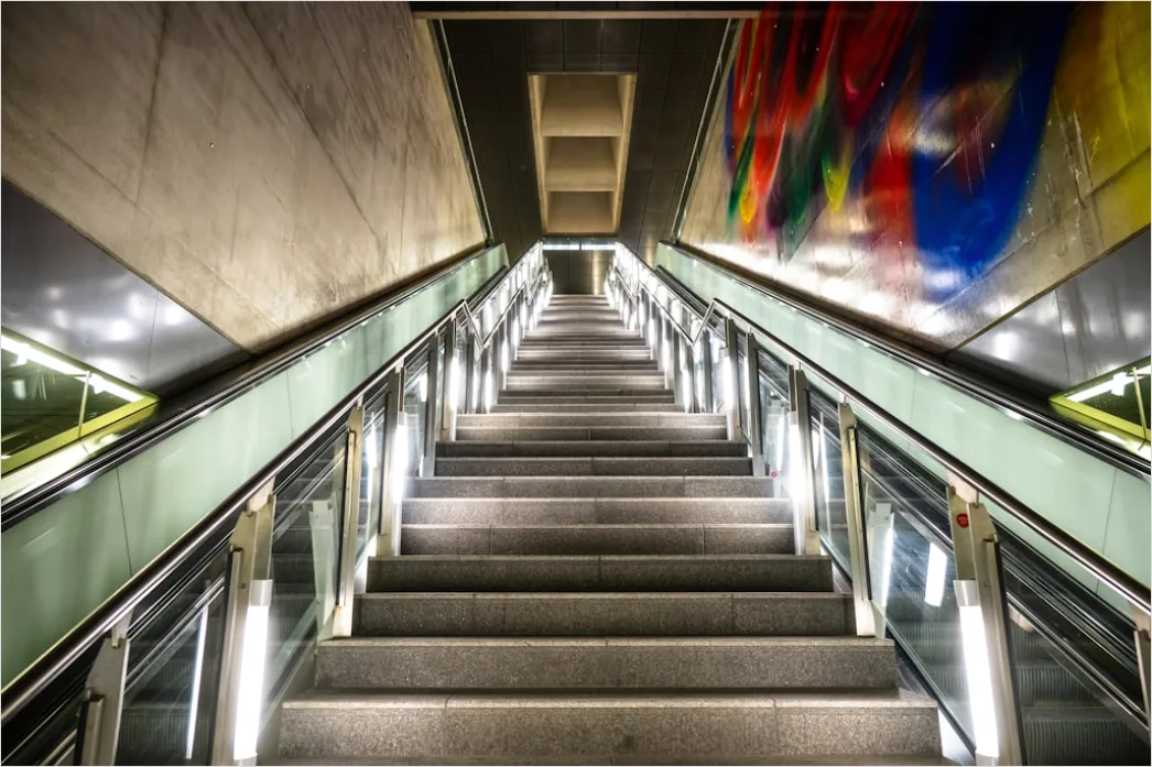 Detail Treppe Zur Ubahn Perspektive Urban Number 17