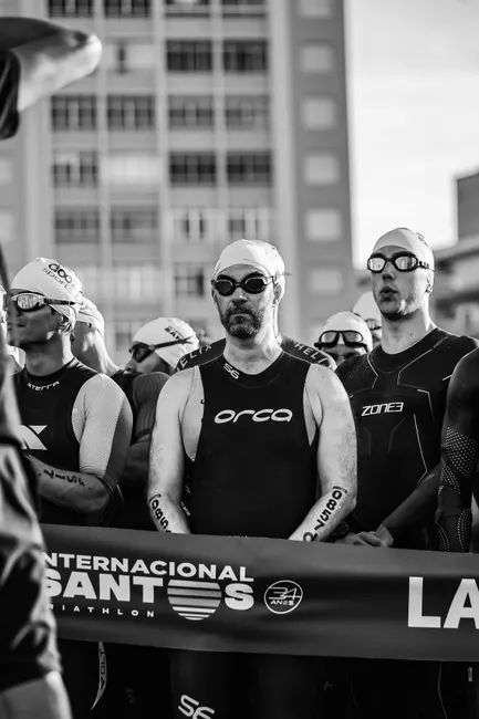Detail Triathlon Schwimmen Start Gruppe Foto Number 6
