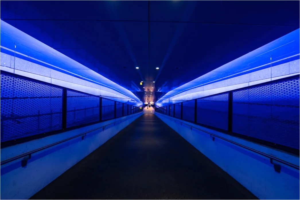 Detail Tunnel Beleuchtung Licht Am Ende Perspektive Number 13