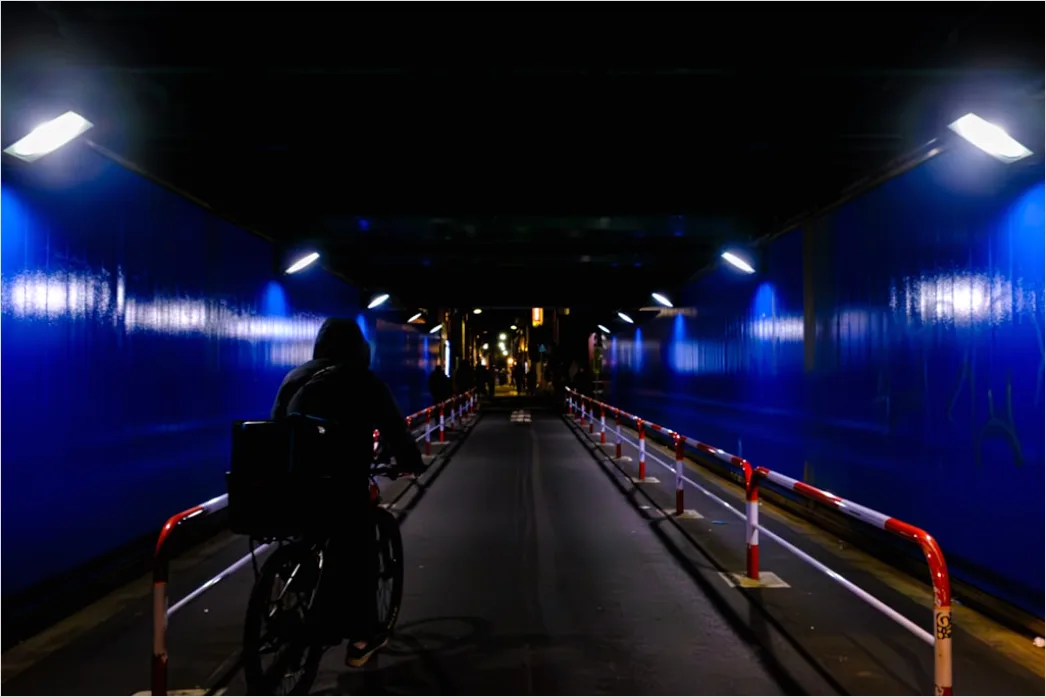 Detail Tunnel Beleuchtung Licht Am Ende Perspektive Number 17