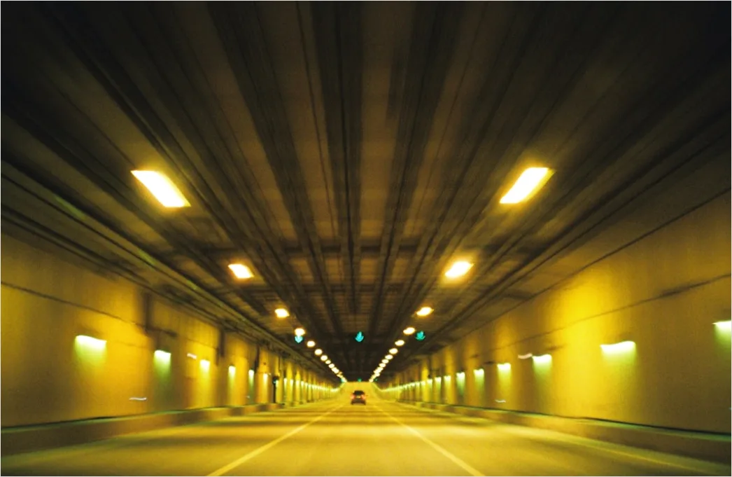 Detail Tunnel Beleuchtung Licht Am Ende Perspektive Number 5