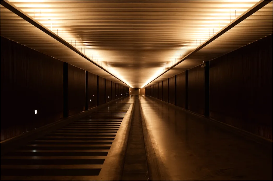 Detail Tunnel Beleuchtung Licht Am Ende Perspektive Number 10