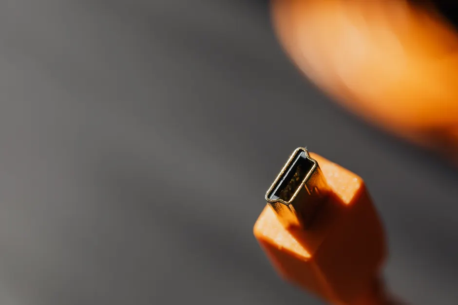 Detail Usb Stecker Makro Nahaufnahme Metall Number 2