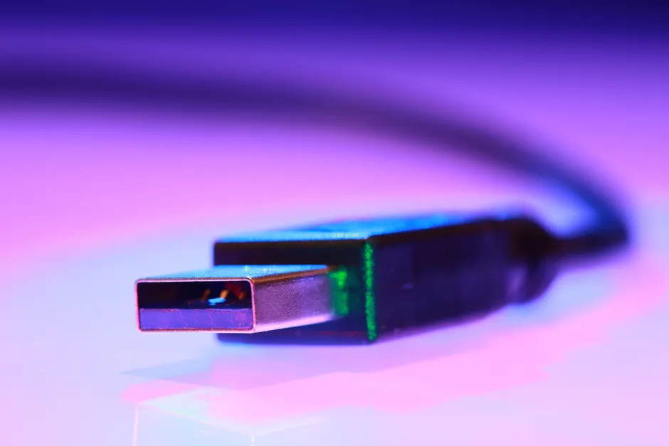 Detail Usb Stecker Makro Nahaufnahme Metall Number 13