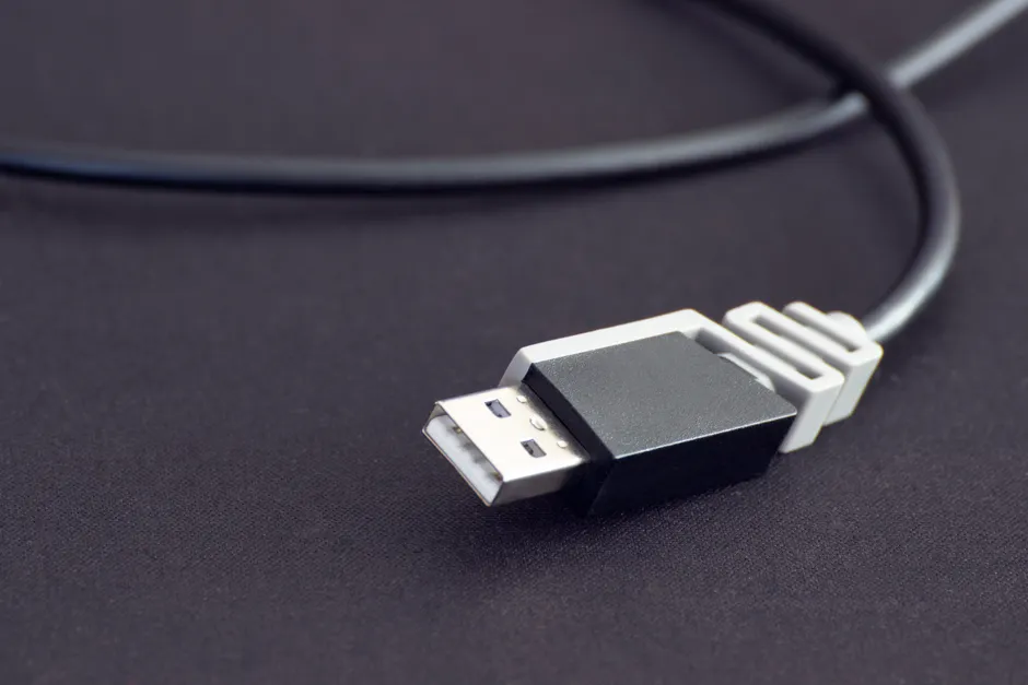 Detail Usb Stecker Makro Nahaufnahme Metall Number 3