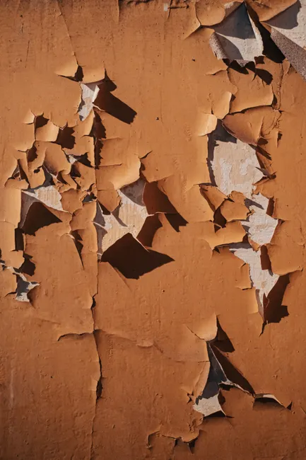 Detail Verlassene Kaserne Korridor Peeling Paint Number 4