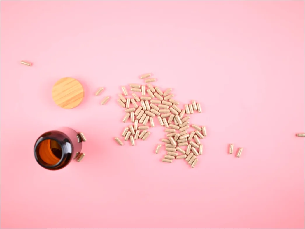 Detail Vitamine Nahrungsergänzung Kapseln Flat Lay Number 10