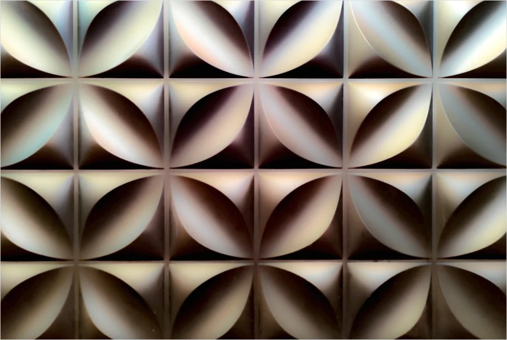 Detail Wandpaneele Geometrisch Muster Interior Design Number 12