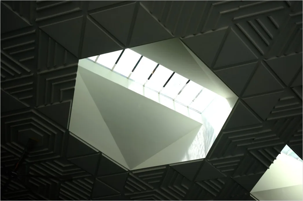 Detail Wandpaneele Geometrisch Muster Interior Design Number 15