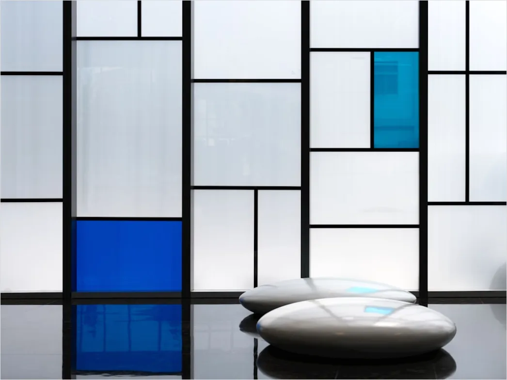 Detail Wandpaneele Geometrisch Muster Interior Design Number 20